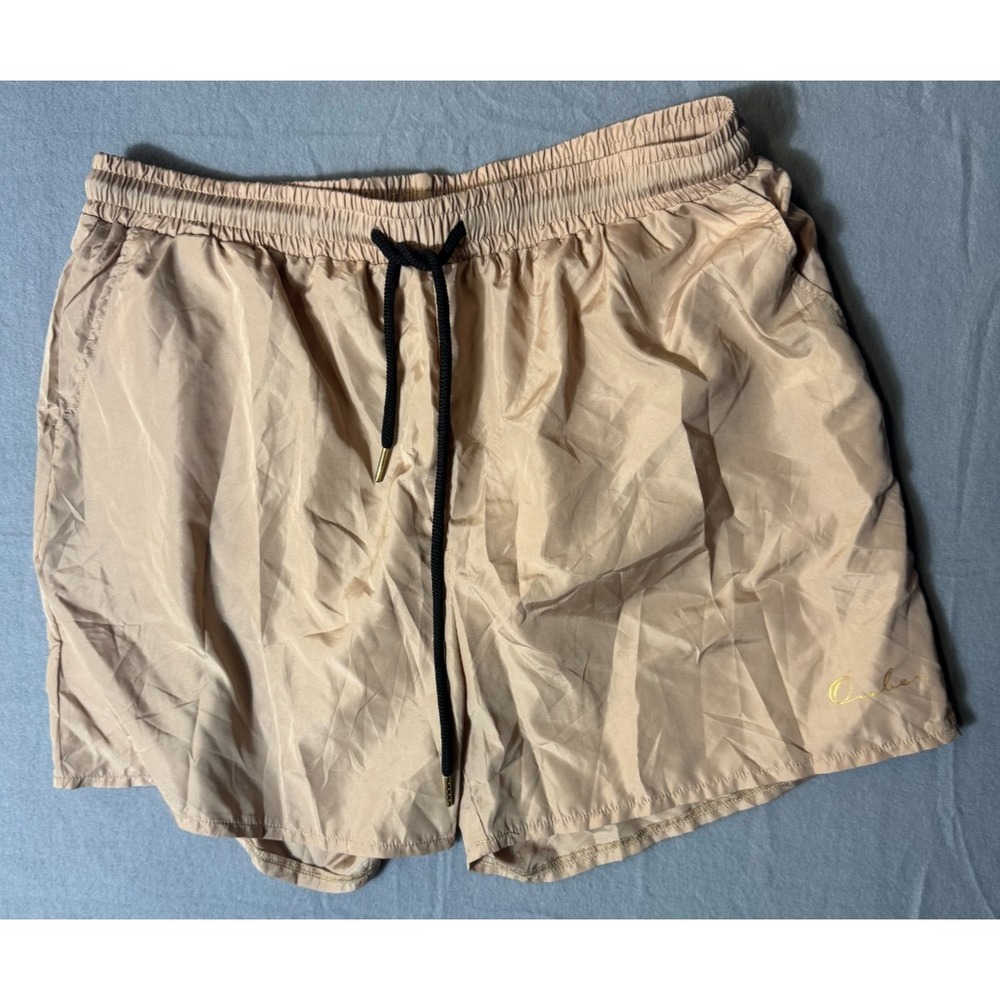 New Ouber Gym Shorts Men 2XL Beige Quick Dry Athletic Training Workout